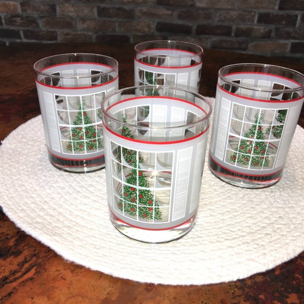 Festive Libbey Glasses (4)